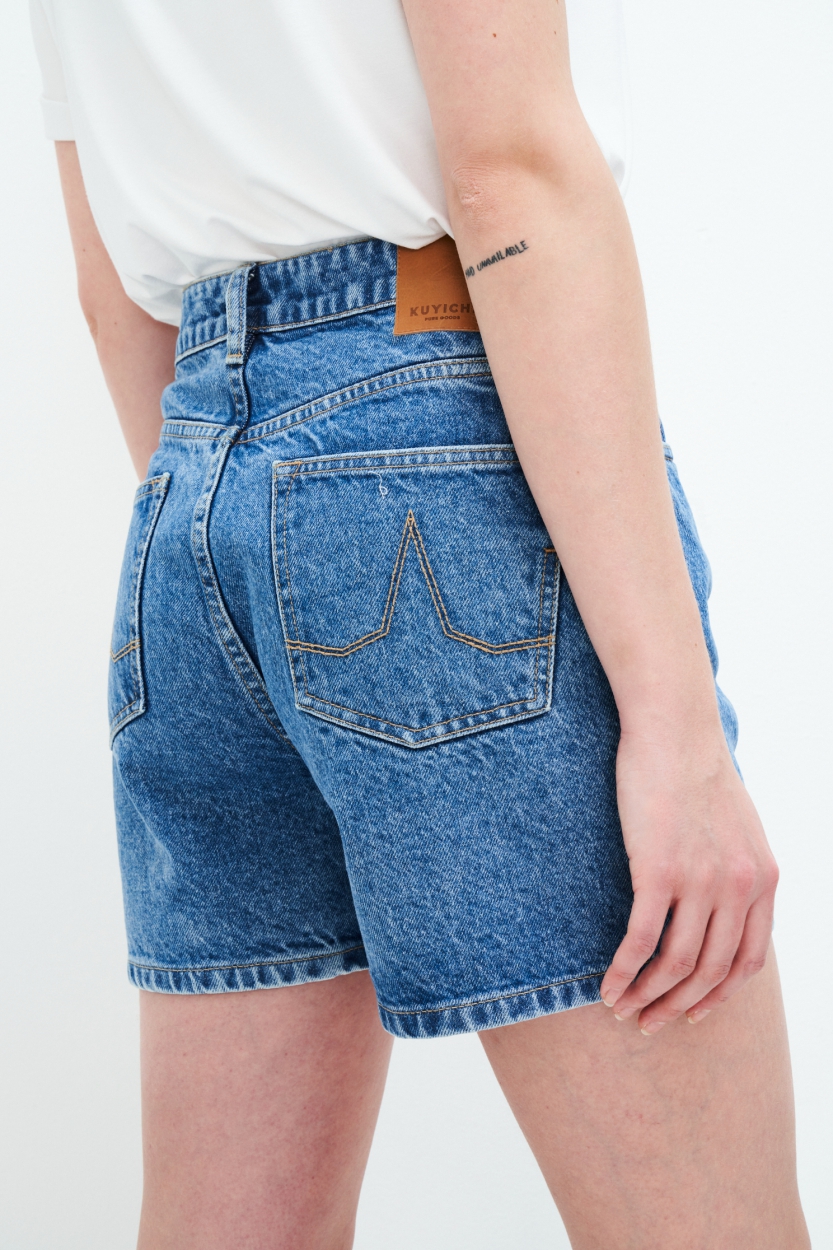 Kuyichi  Demi Shorts Farbe: Vintage Blue