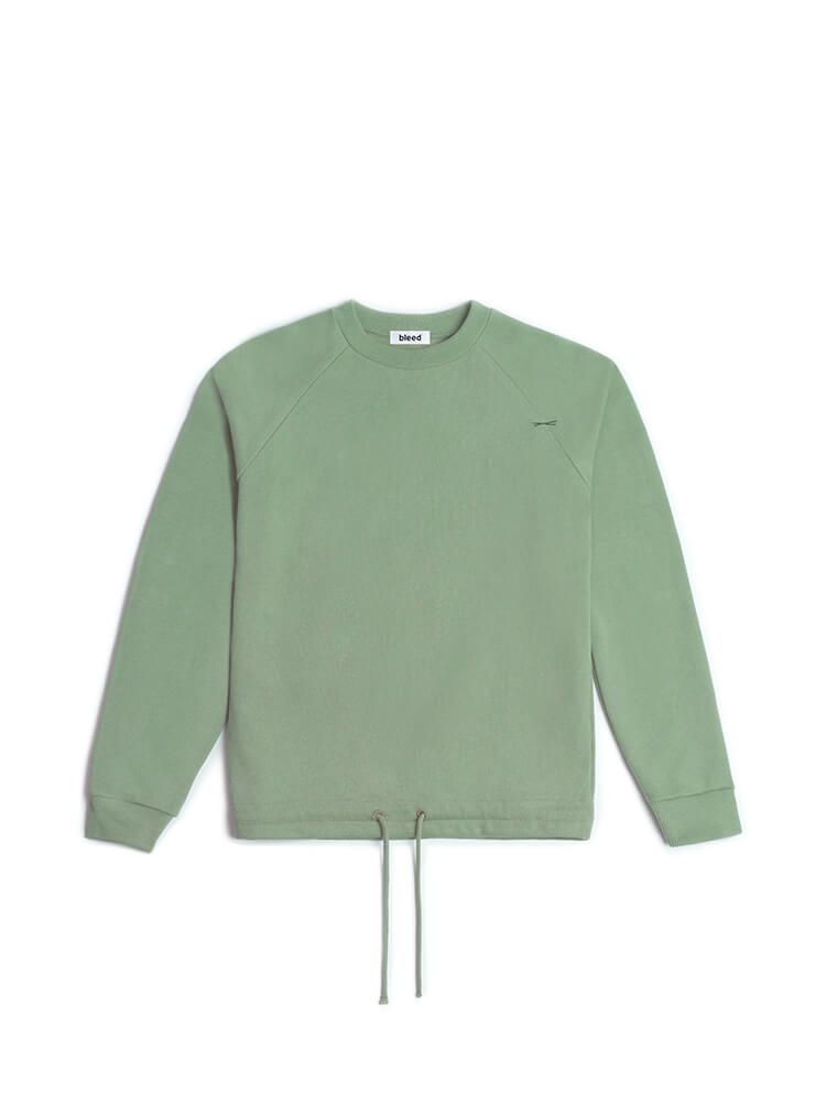 Bleed Sweatshirt Crewster Farbe: salbei grün