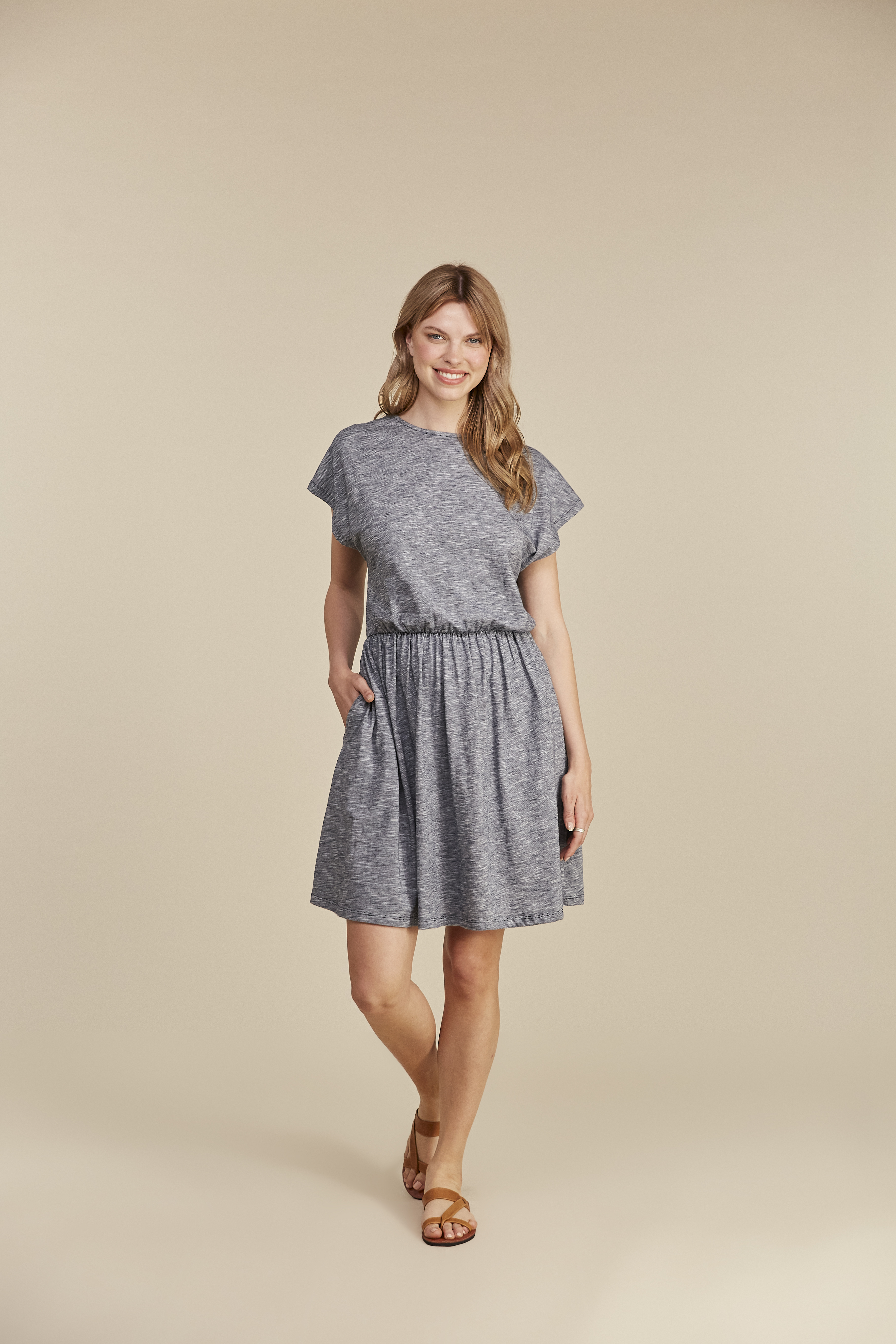 People Tree  Ranna Kleid Farbe: Navy