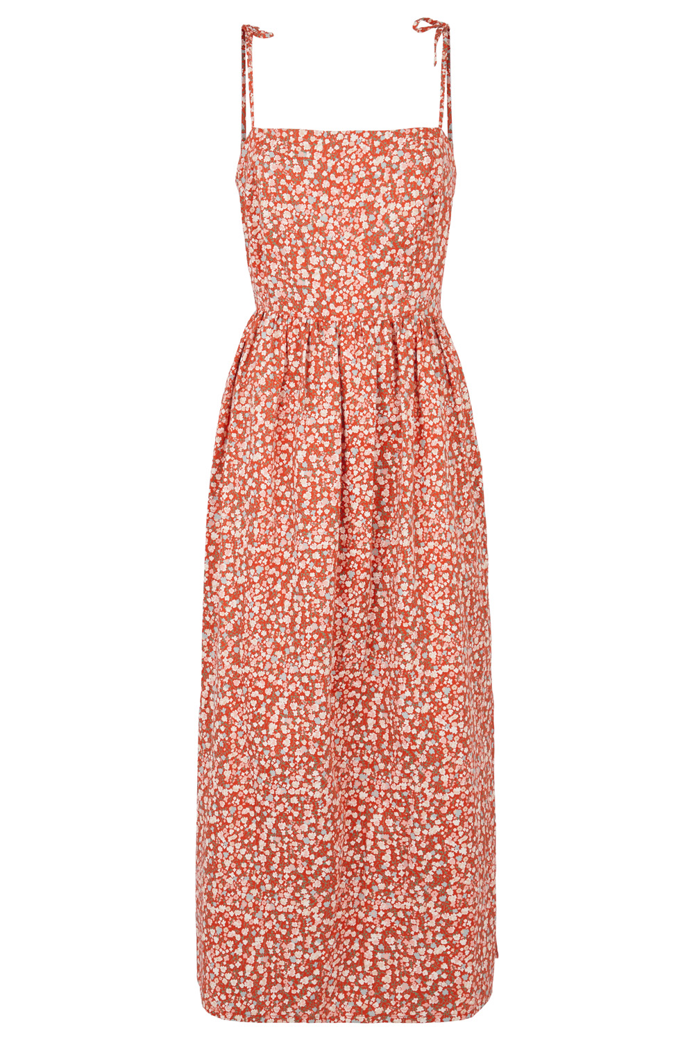 People Tree  Viviana Floral Kleid Farbe:  Red