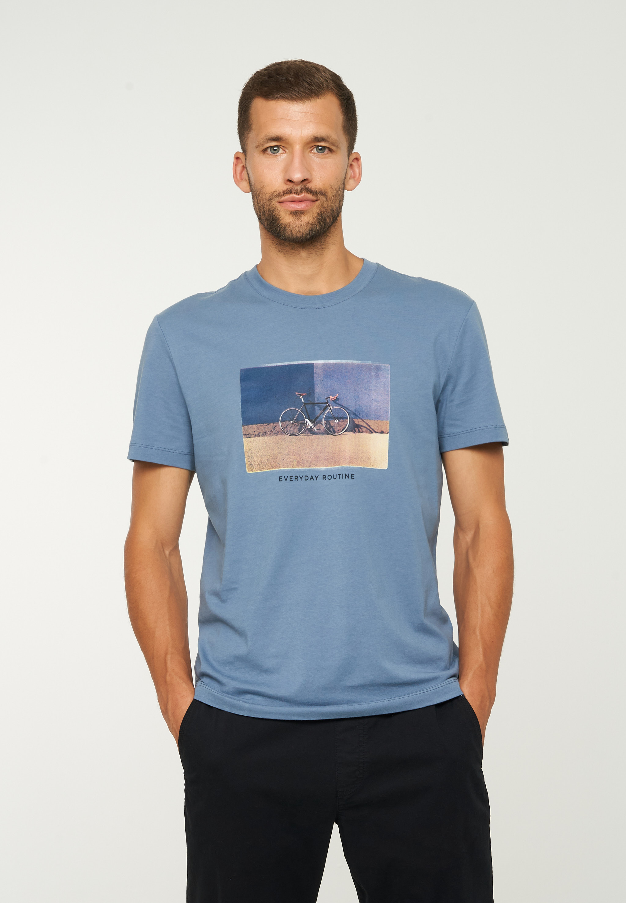 recolution T-Shirt AGAVE BIKE WALL Farbe: dark arctic blue