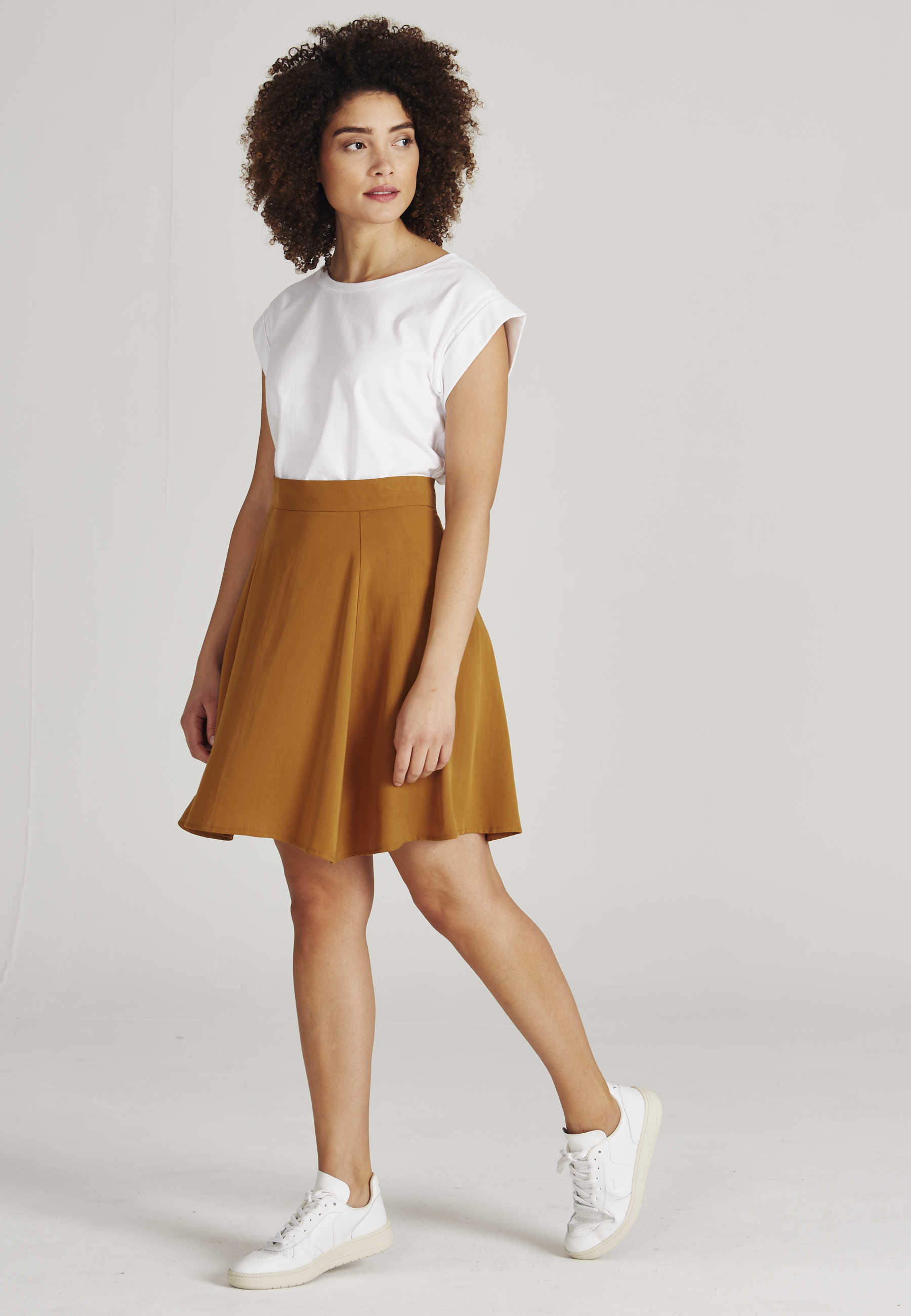 GIVN Berlin Abby Skirt Farbe: Rubber Brown (Tencel)