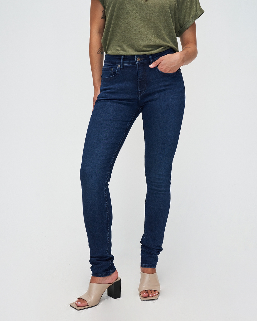 Kuyichi Carey Skinny Jeans Farbe: True Blue 