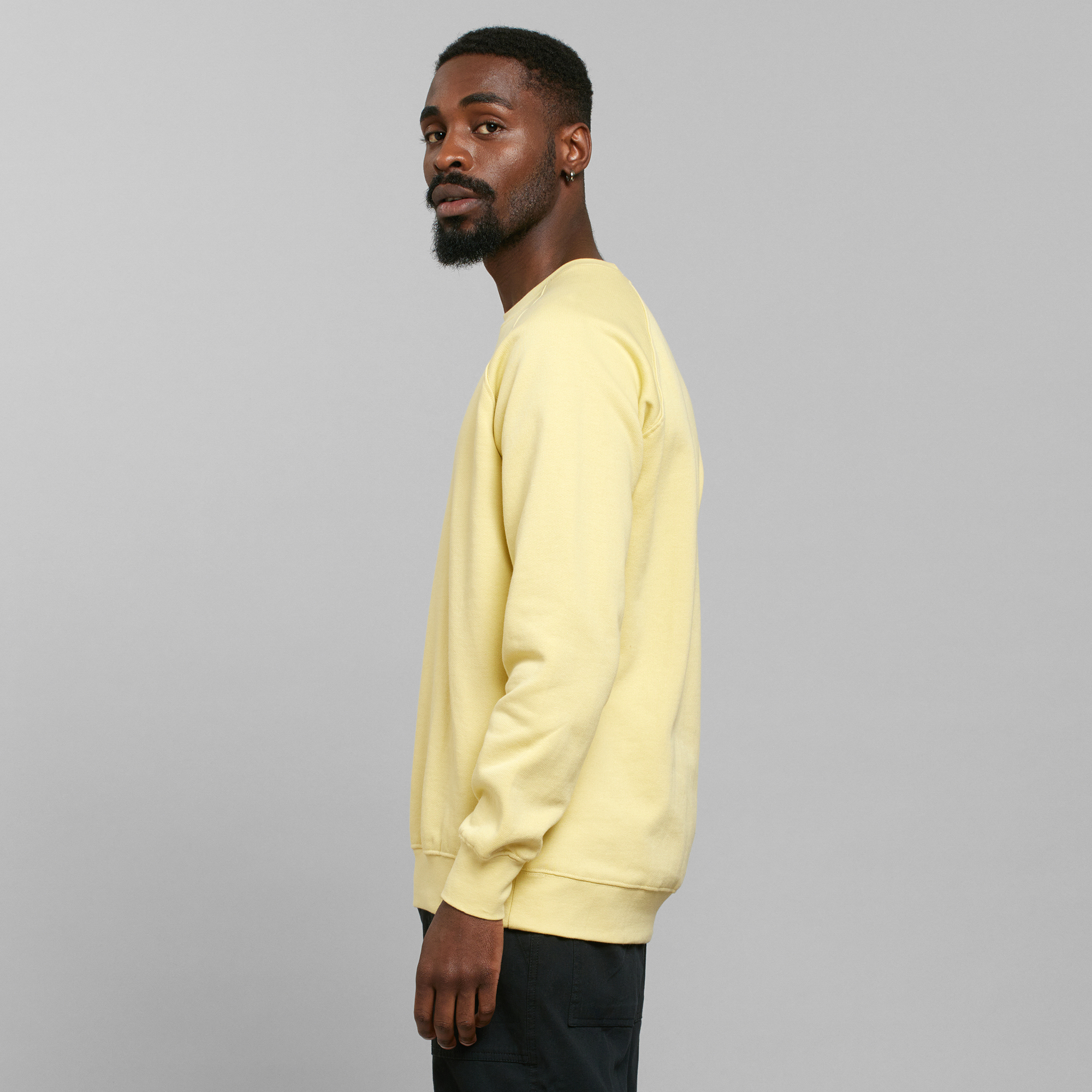 Dedicated  Sweatshirt Malmoe Base Dusty Yellow