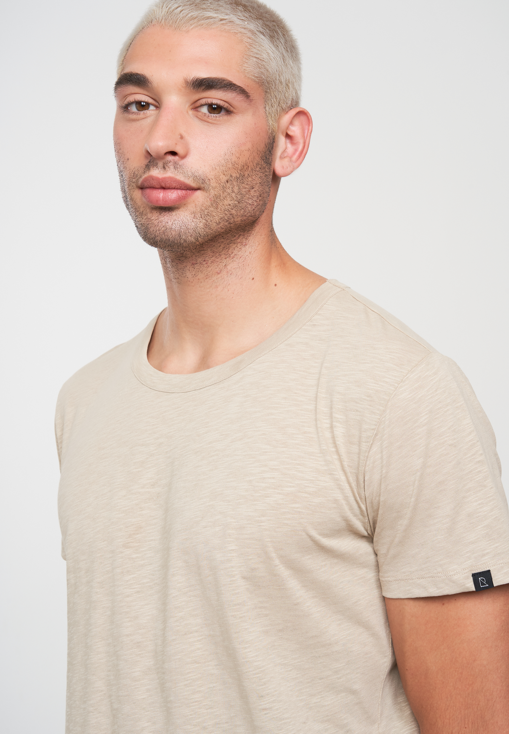 recolution  T-Shirt BAY taupe grey