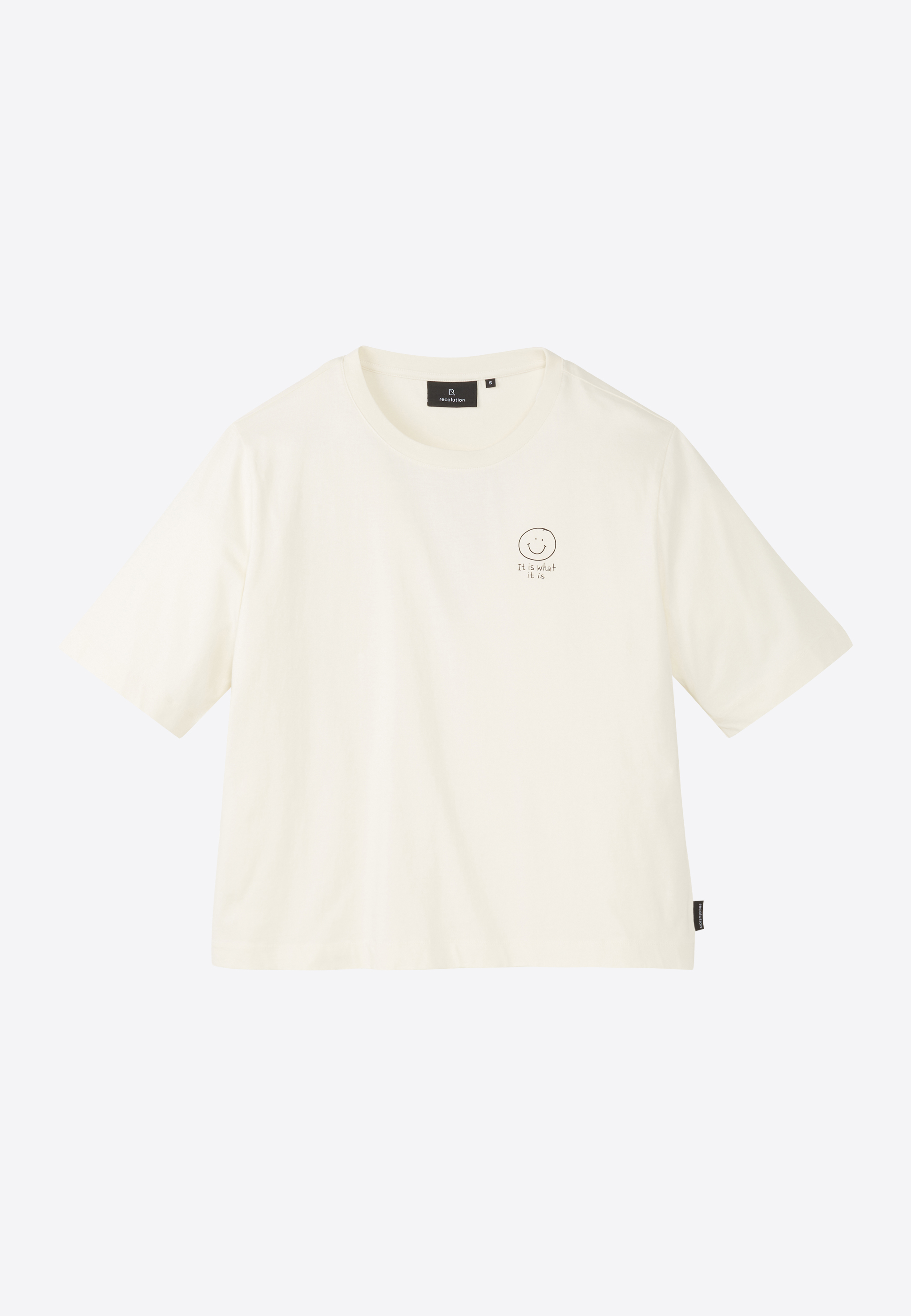 recolution T-Shirt AZOLLA SMILEY Farbe: summer sand