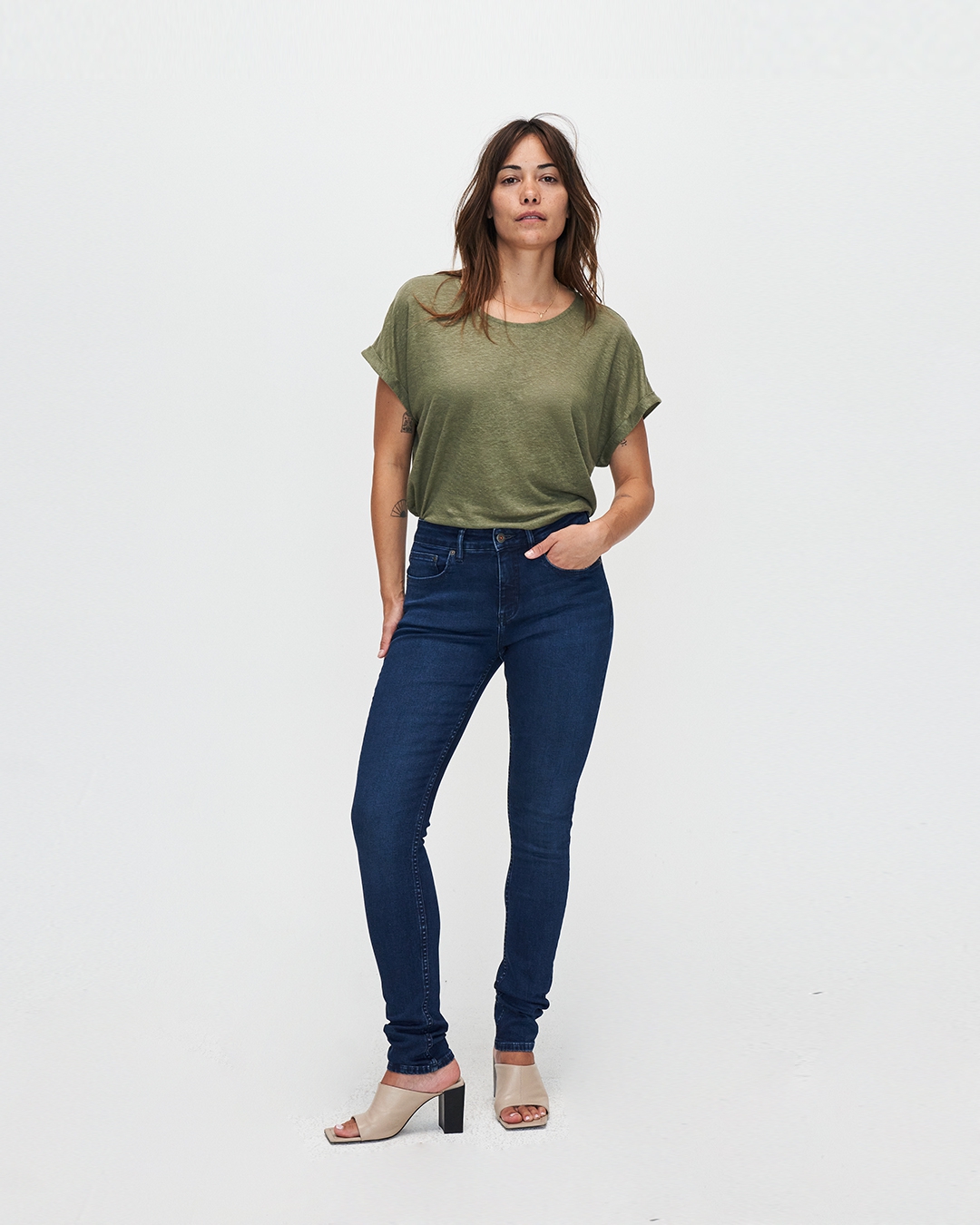 Kuyichi Carey Skinny Jeans Farbe: True Blue 