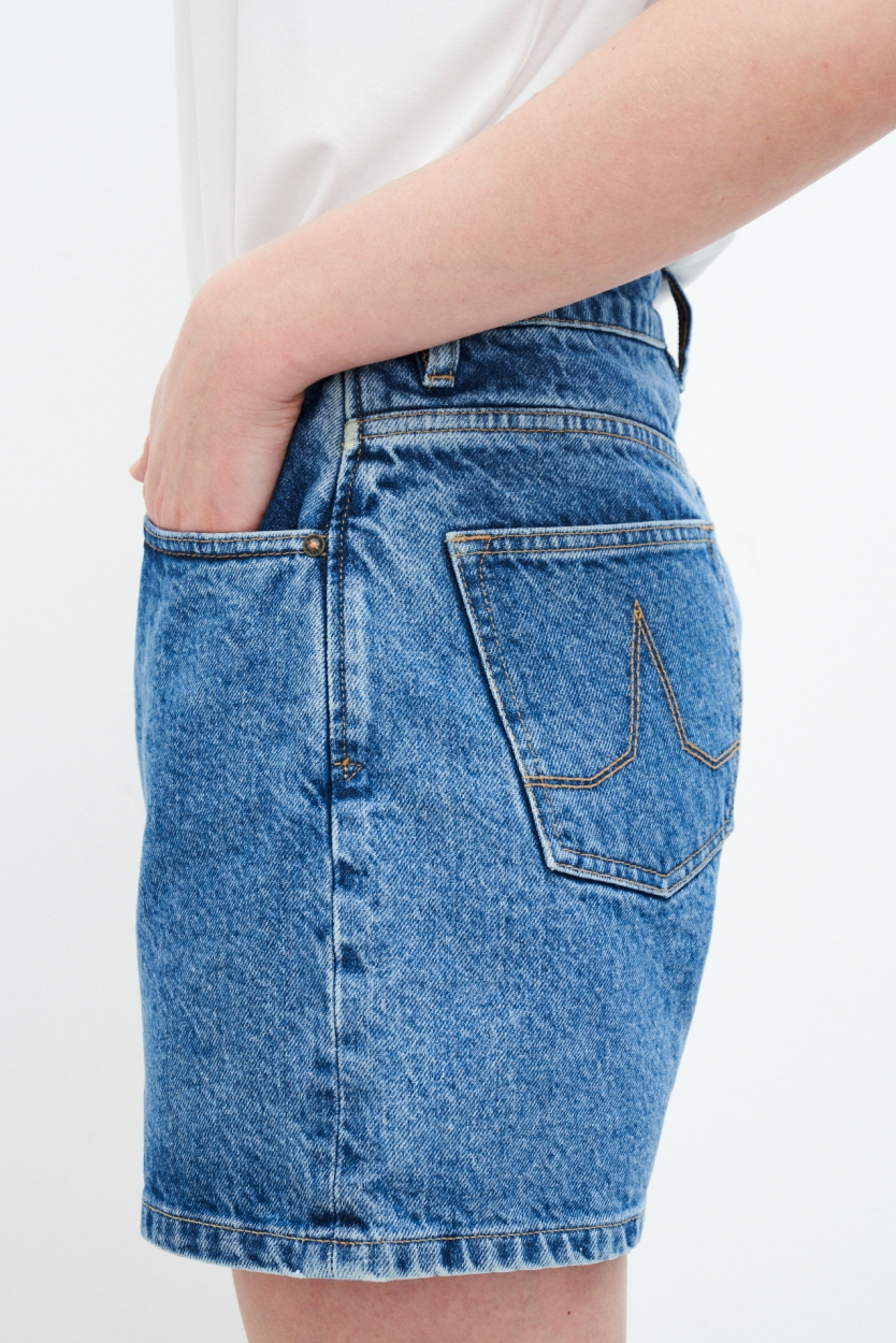 Kuyichi  Demi Shorts Farbe: Vintage Blue